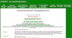 Desktop Screenshot of herbnet.com