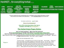 Tablet Screenshot of herbnet.com